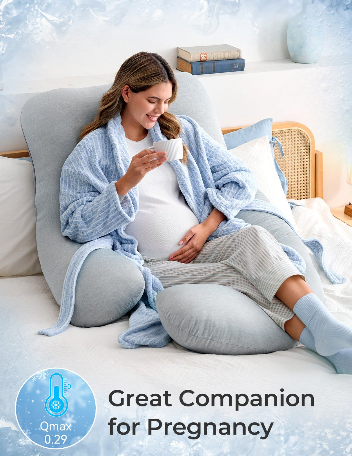 Poma U-Shape Plush Pregnancy Body Pillow
