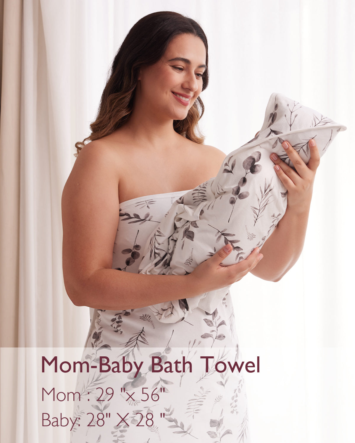 Sophia Newborn Hooded Towel Ultra Soft Absorbent Baby Towel Set