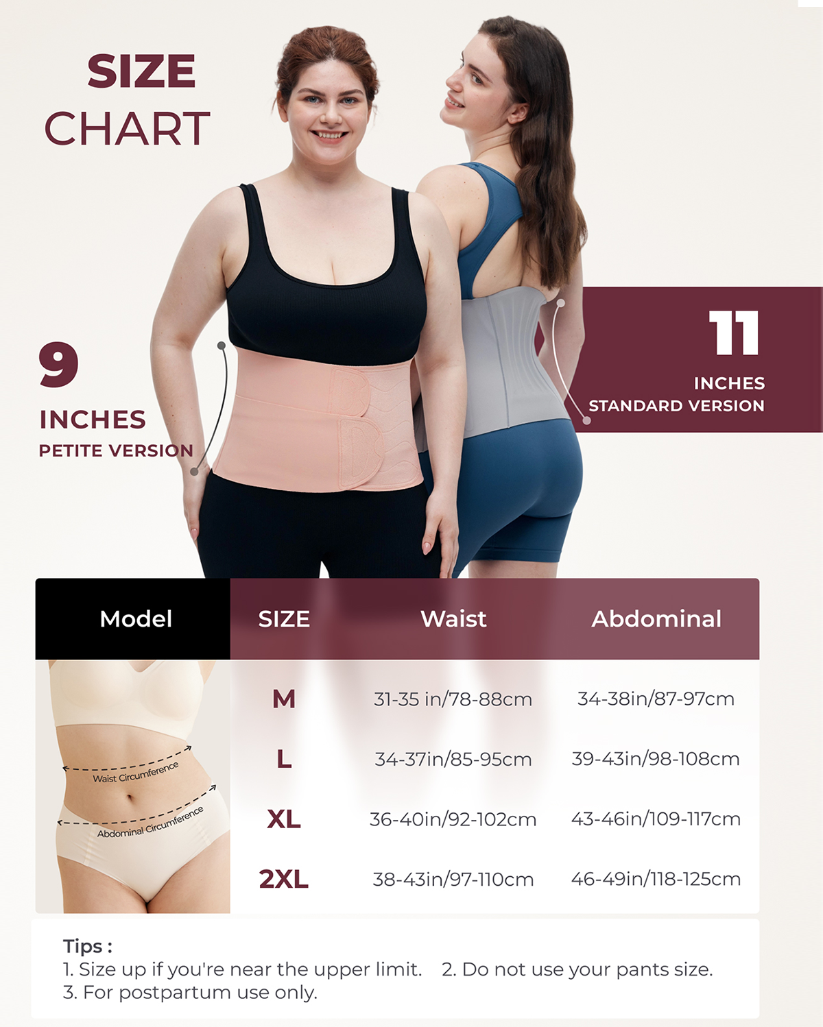 Jova Ergowrap Back Support Belly Wrap Band