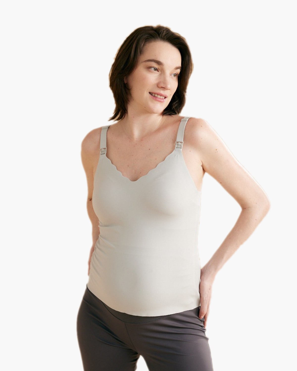 Amelia Maternity Nursing & Pumping Tank Top