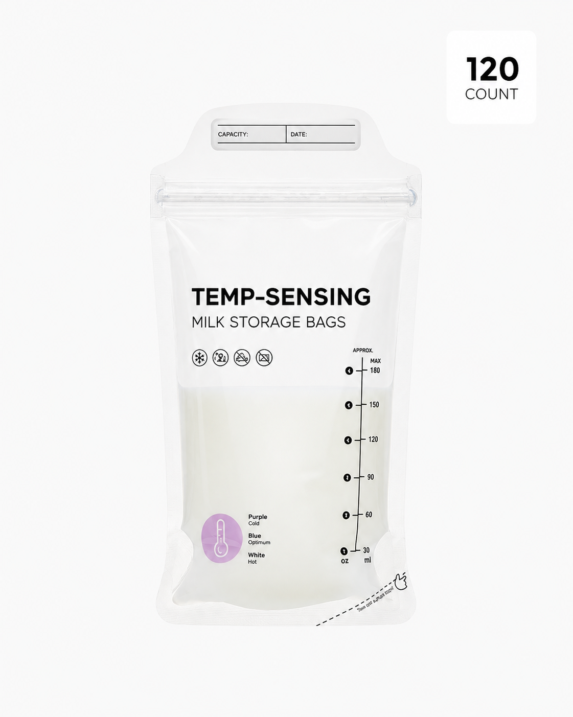 Emma Pre-Sterilized Leakproof Freezer Breastmilk Storage Bags