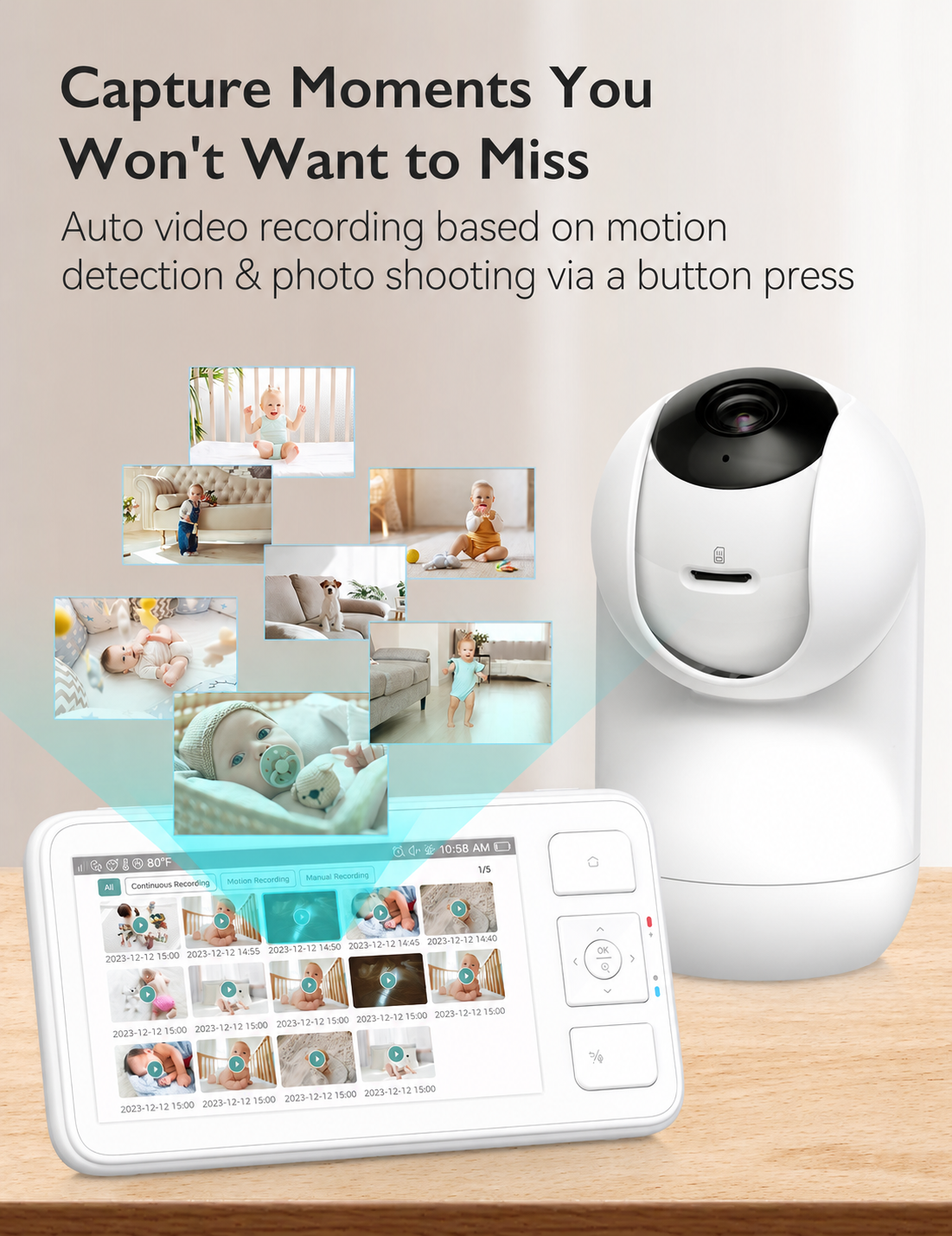 Olivia Full Set HD Baby Monitoring Camera