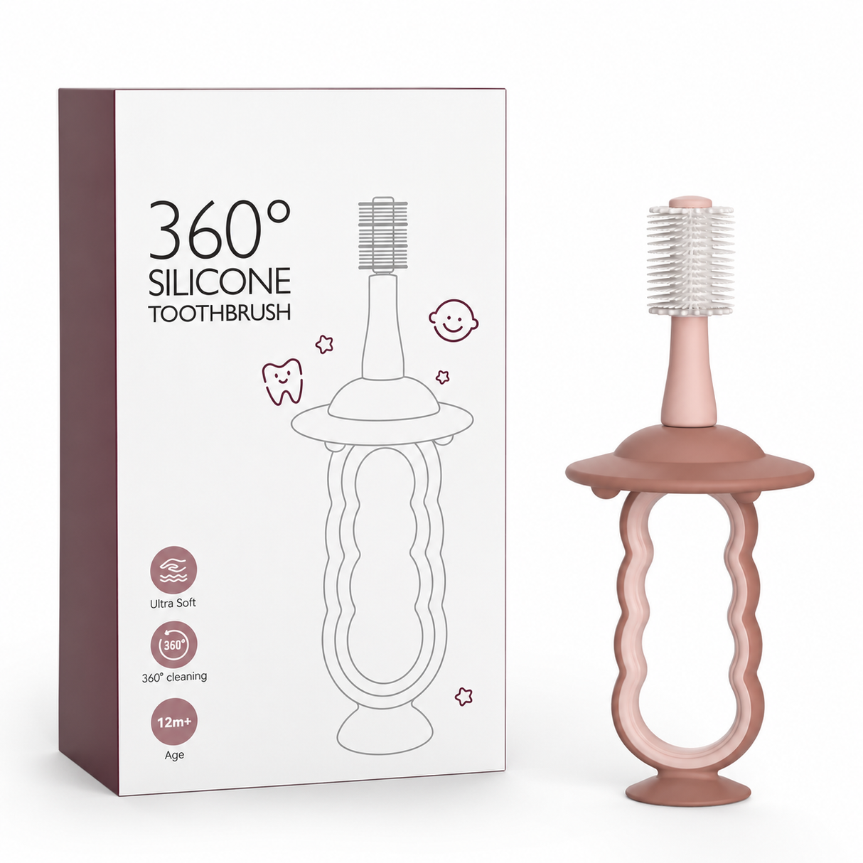 Luna Silicone Baby Toothbrush