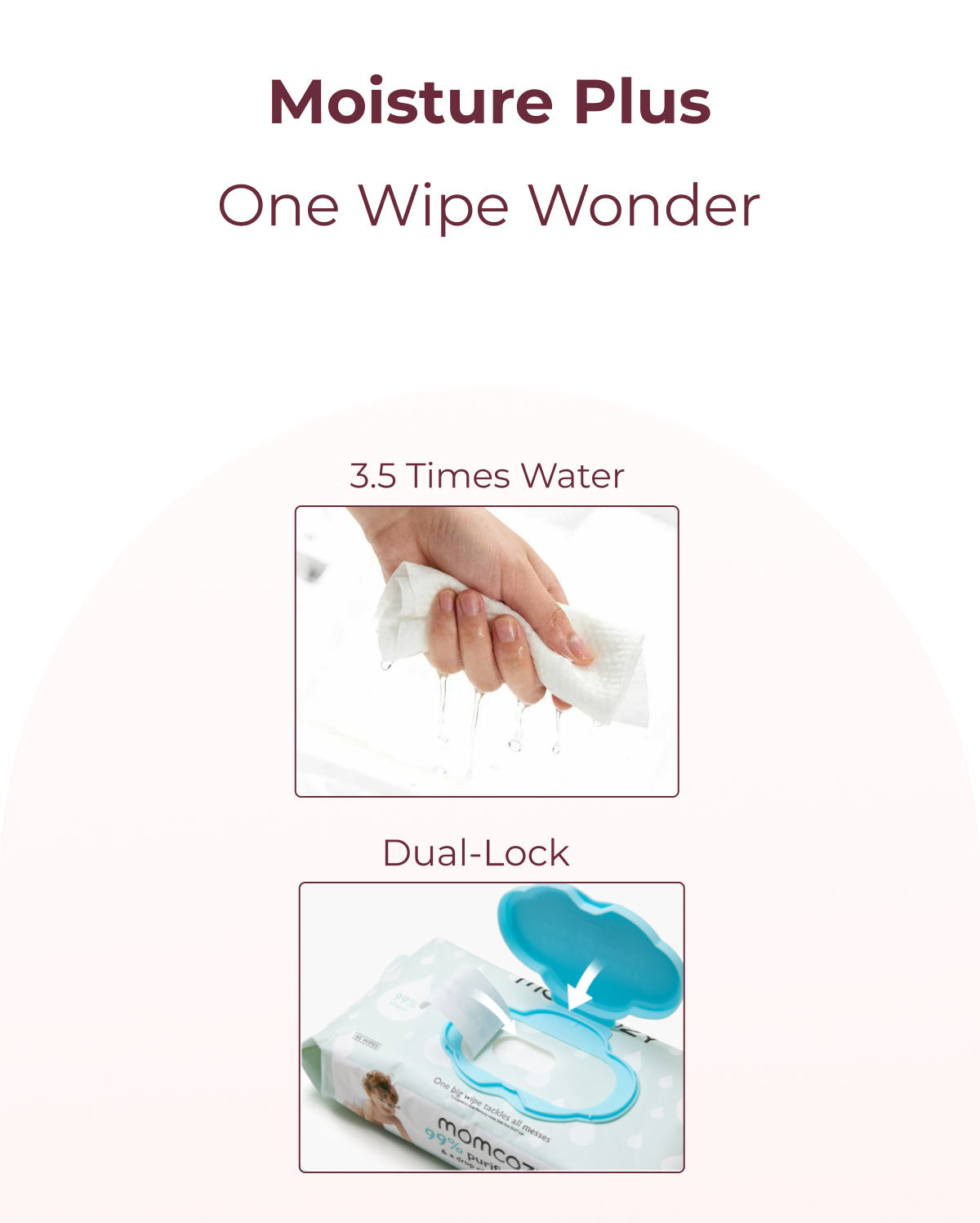 Olivia WaterWipes Fragrance Free Hypoallergenic Baby Wipes