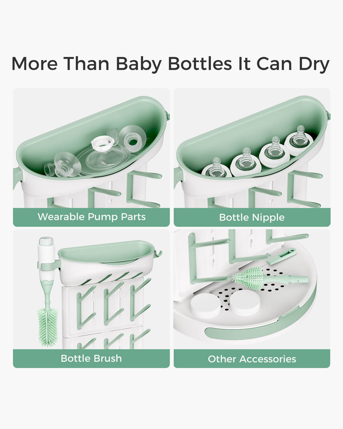Charlotte Baby Bottle Drying Rack Set