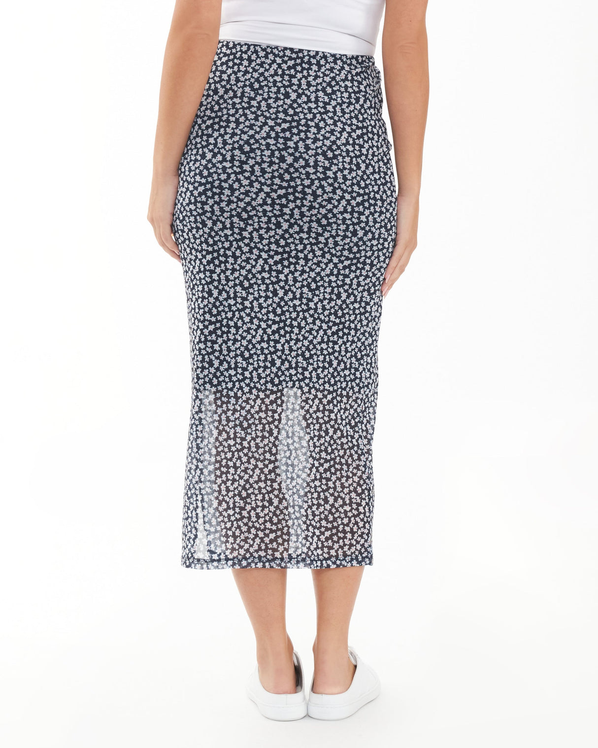 Ava Mesh Maternity Skirt
