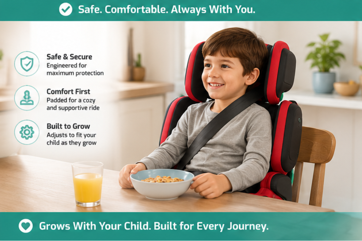 Nova Foldable Kids Booster Seat for Travel