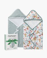 Sophia Newborn Hooded Towel Ultra Soft Absorbent Baby Towel Set