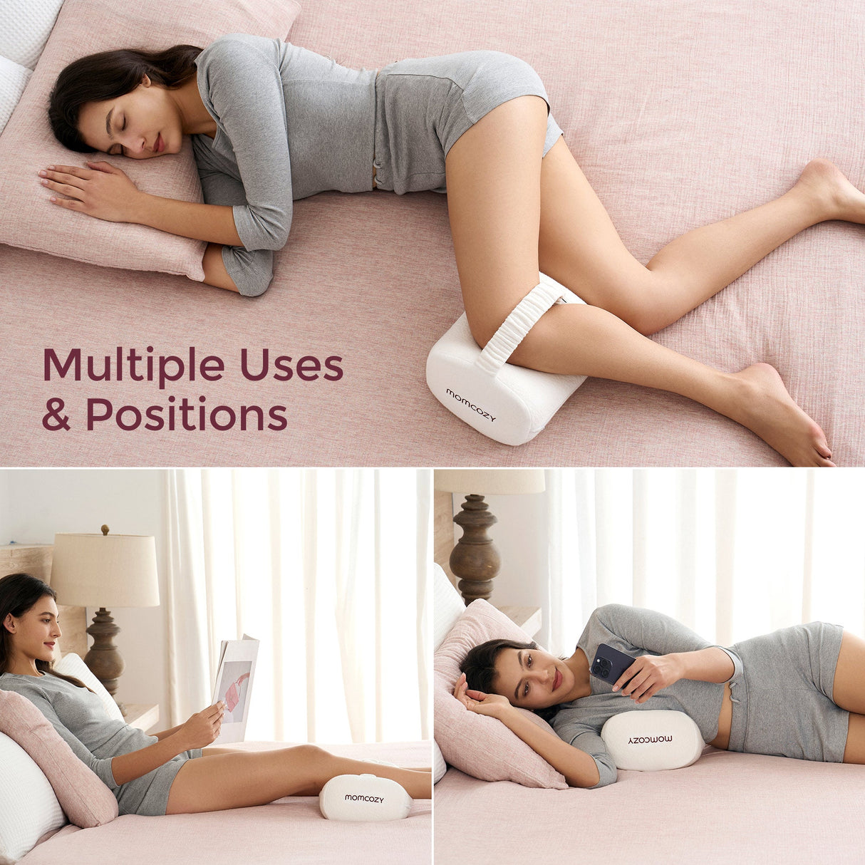 Sophia Cooling Knee Pillow Orthopedic Leg Support Cushion