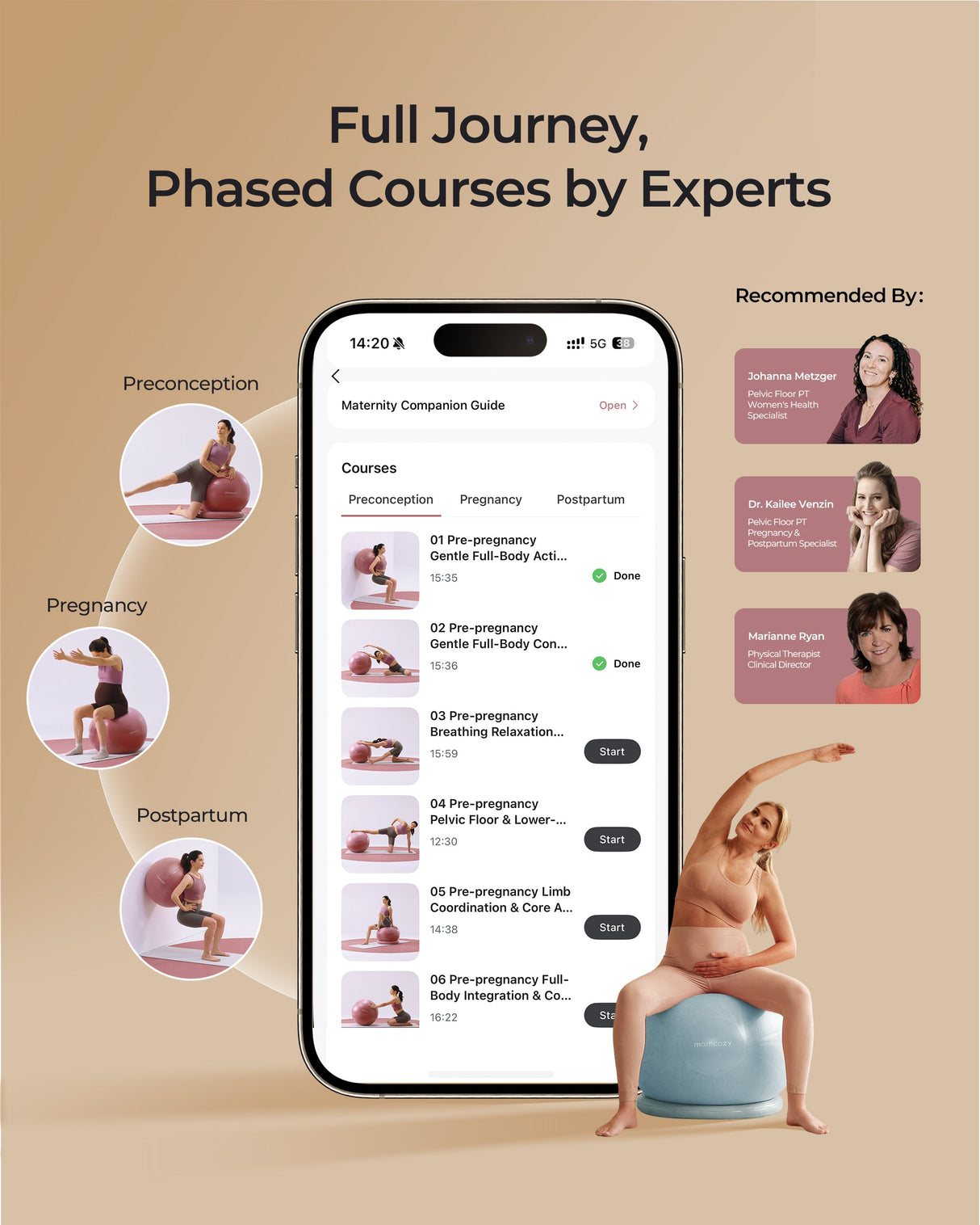 Sophia Maternity Birthing Ball Set