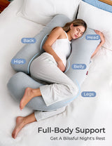 Poma U-Shape Plush Pregnancy Body Pillow