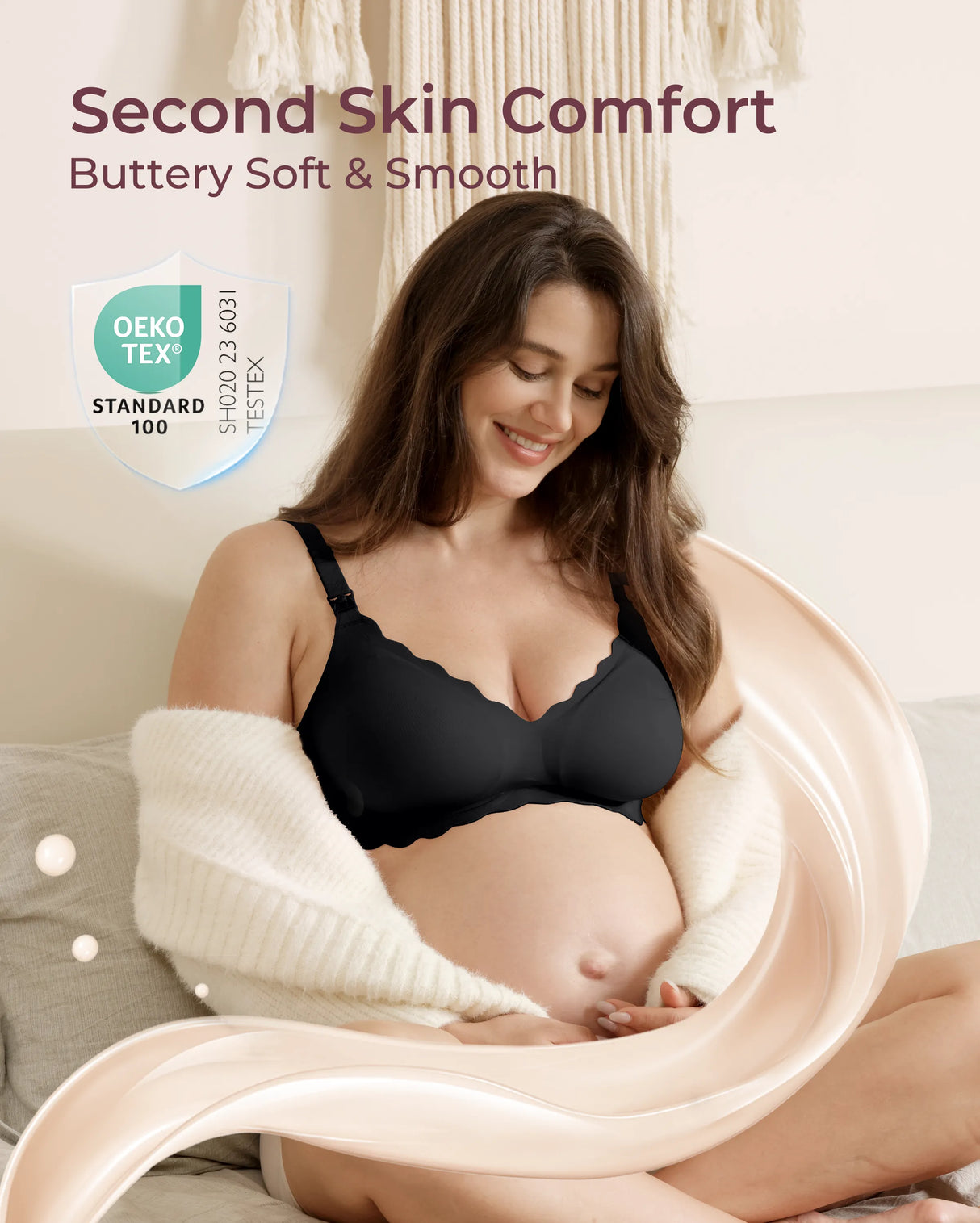 Elara Seamless Wirefree Nursing Pumping Support Bra
