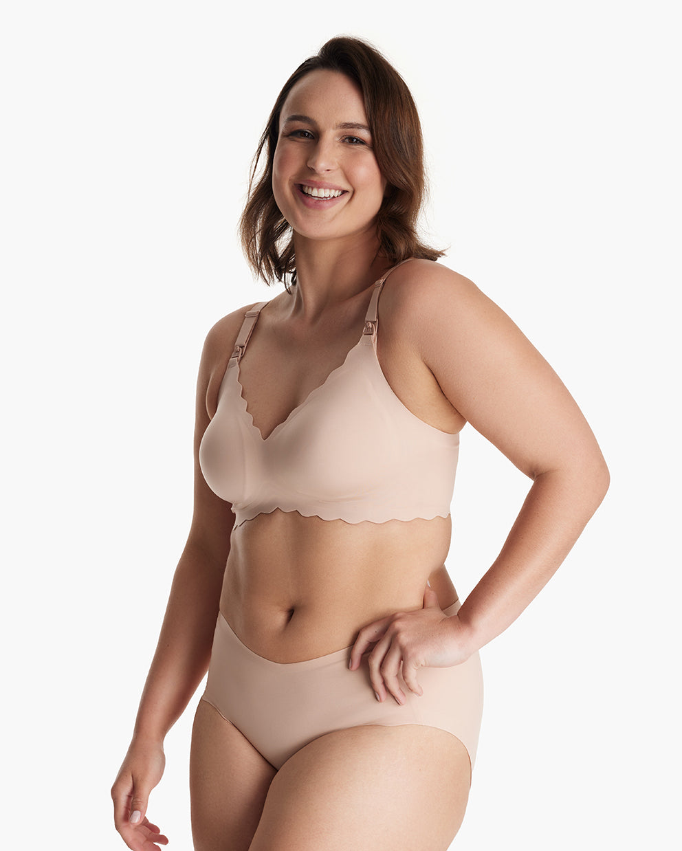 Elara Seamless Wirefree Nursing Pumping Support Bra