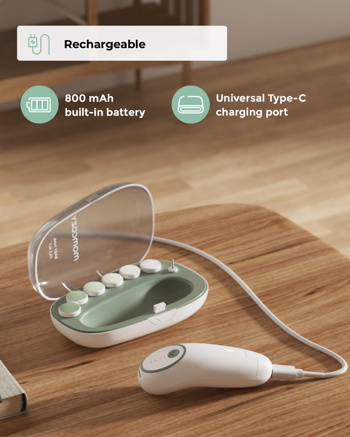 Lily Electric Baby Nail File Trimmer & Care Kit
