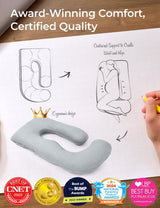 Poma U-Shape Plush Pregnancy Body Pillow