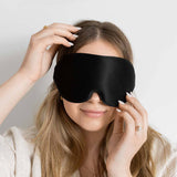 Luna Blackout Sleep Mask – Premium Silk Eye Mask for Deep Sleep & Travel