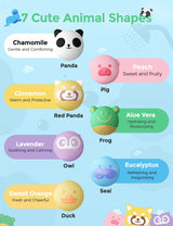 Sophia Animal Shape Bath Bombs Gift Set for Kids & Spa Relaxation