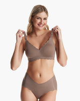 Elara Seamless Wirefree Nursing Pumping Support Bra