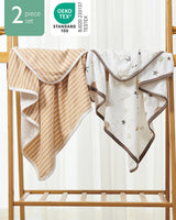 Sophia Newborn Hooded Towel Ultra Soft Absorbent Baby Towel Set