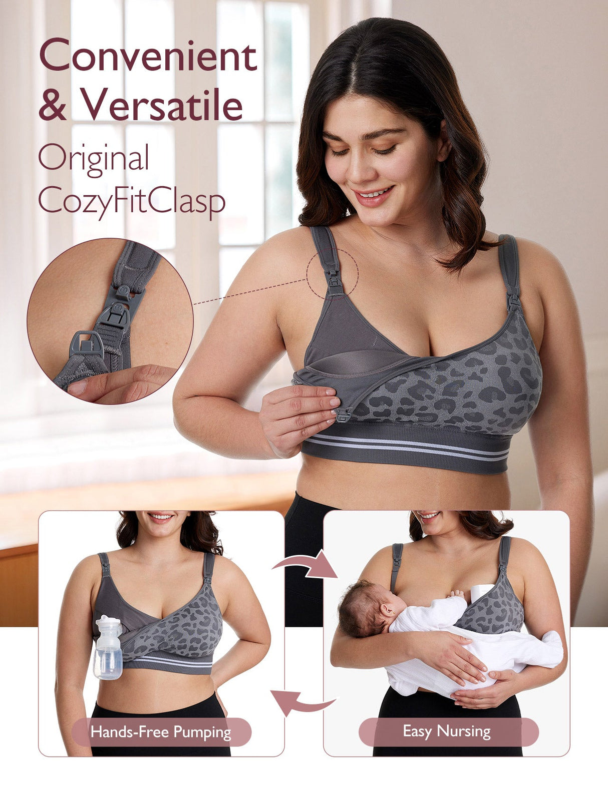 Nora Hands-Free Wireless Nursing Bra