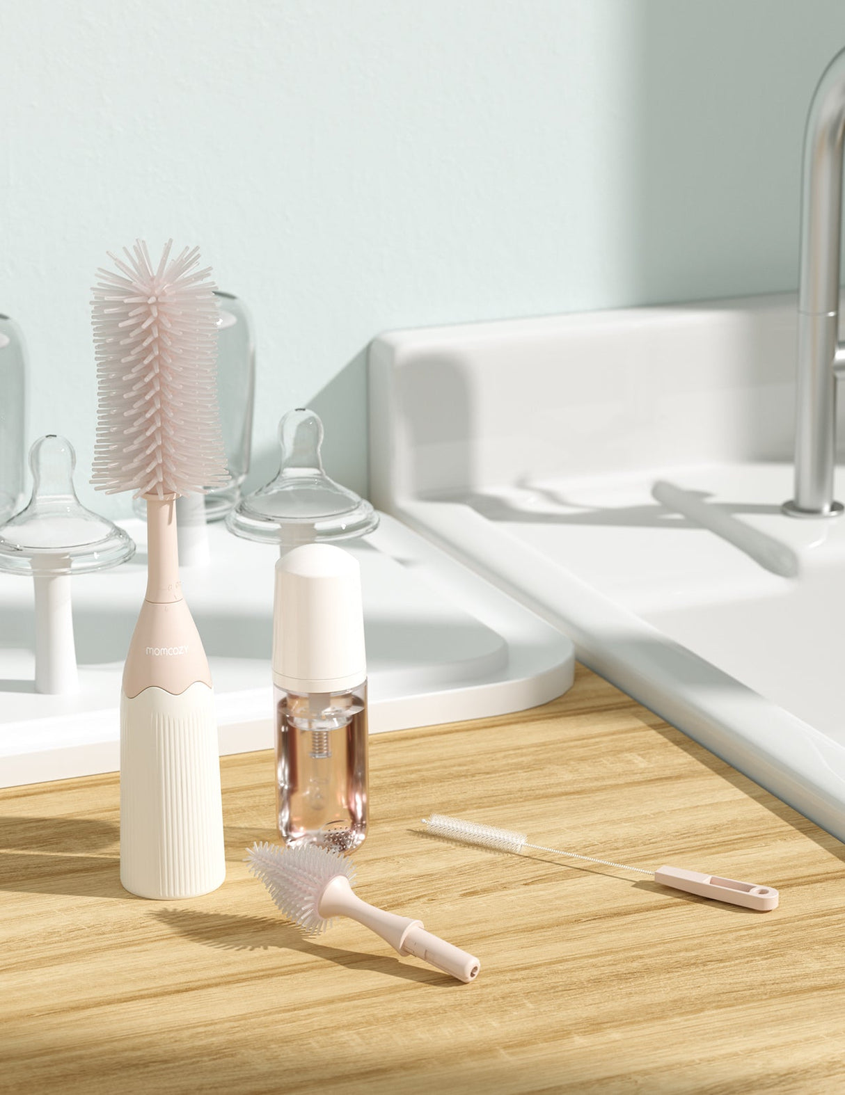 NuriBloom Luna Baby Bottle Brush Cleaning Kit