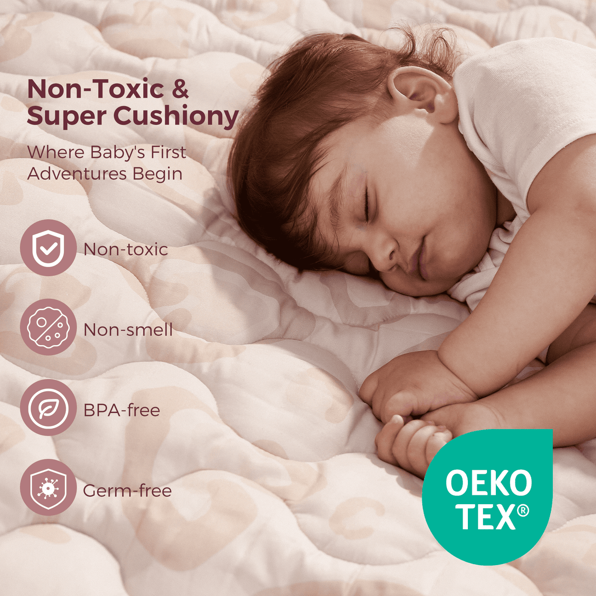 Luna Portable Baby Full Playmat Set for Playtime