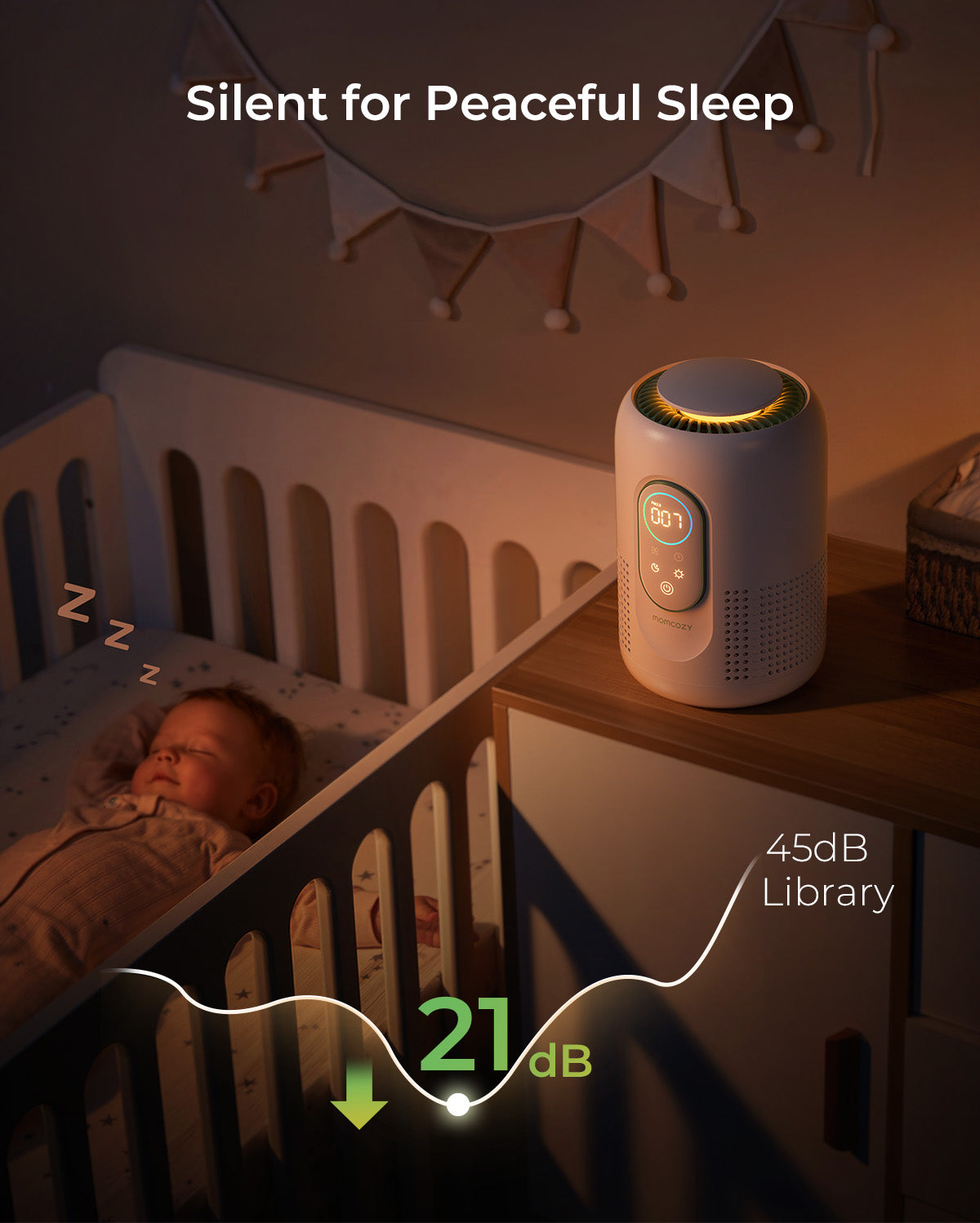Emma Hepa Baby Air Purifier for Nursery Clean Air Protection