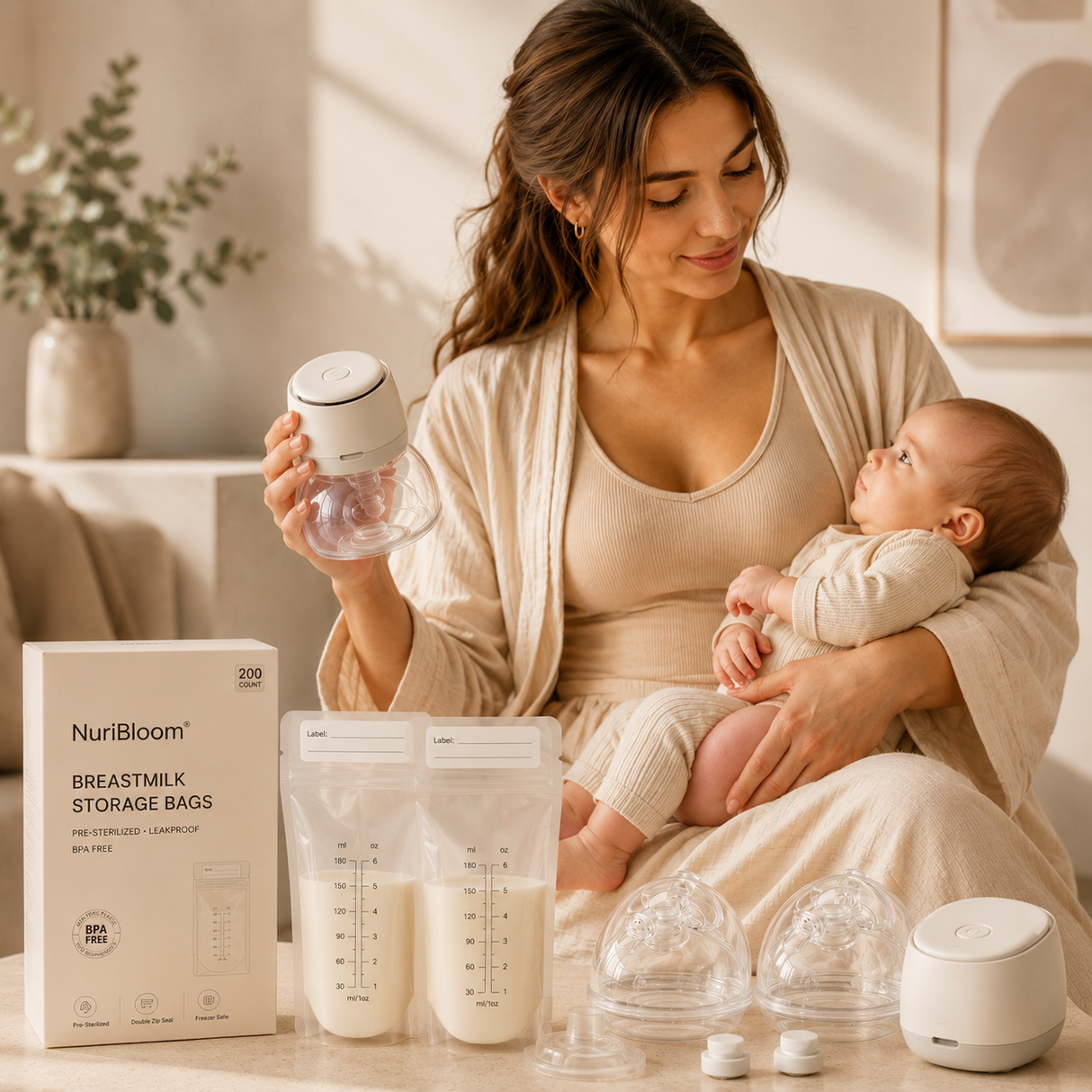 Mona Wearable Electric Hands-Free Breast Pump