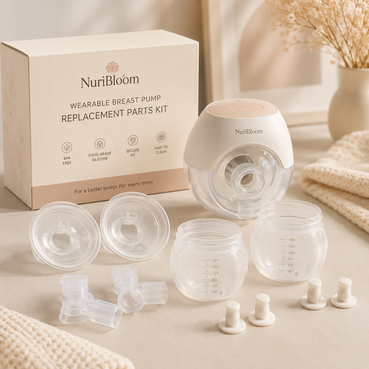 Mona  Breast Pump Replacement Parts Kit – Valves Accessories