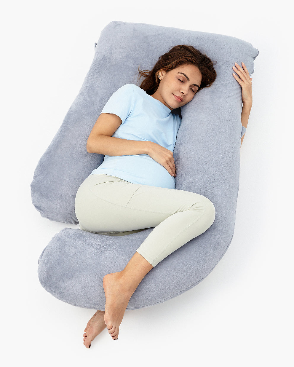 Poma U-Shape Plush Pregnancy Body Pillow