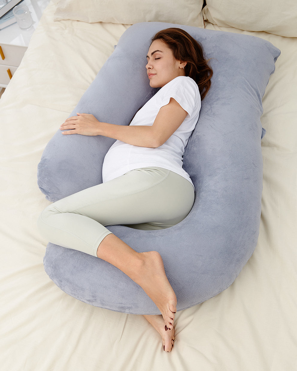 Poma U-Shape Plush Pregnancy Body Pillow