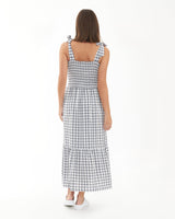 Charlotte Smocked Maternity Maxi Dress