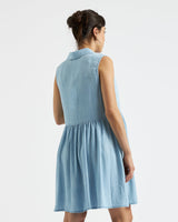 Harper Chambray Maternity Shirt Dress