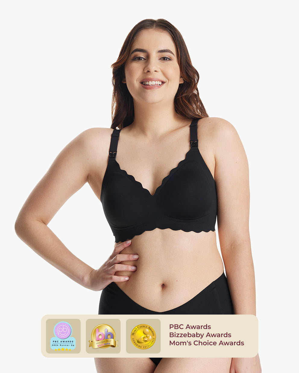 Elara Seamless Wirefree Nursing Pumping Support Bra